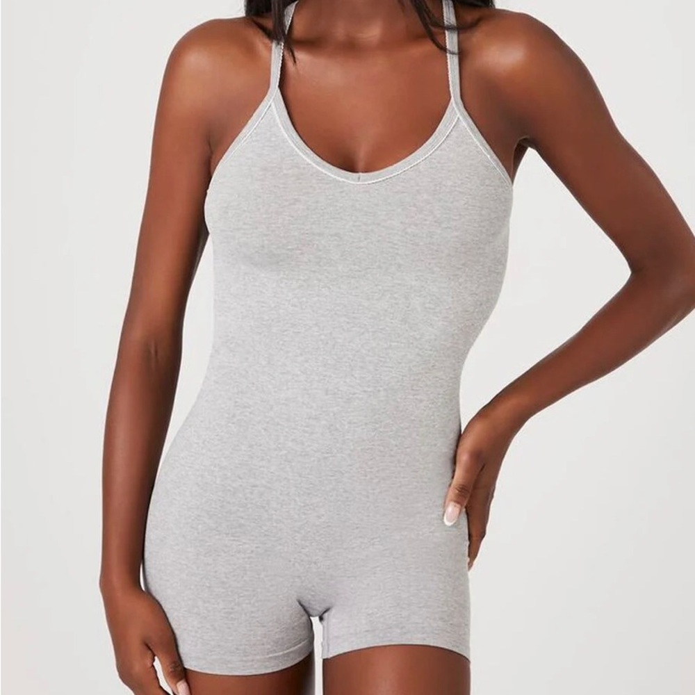 Gray romper